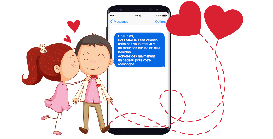 SMS Saint Valentin